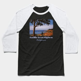 Pacific Coast Highway, California. Northern California coastal seascape Baseball T-Shirt